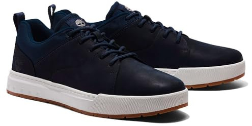 Timberland Maple Grove Leather Ox, Herren-Sneaker, Marineblau, 43.5 EU