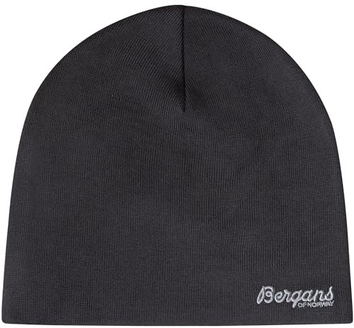 Bergans Allround Thin Merino Mütze, Dark Shadow Grey, ONE Size