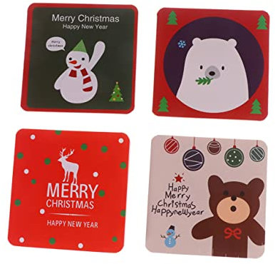 MAGICLULU 144 Stücke Weihnachten Grußkarten Kreative Gemalt Segen Für Familie Freunde Party Lädt