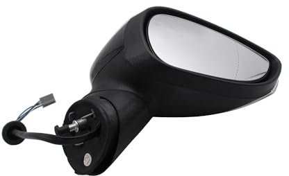 SHLPDFM Elektrischer Rückspiegel Türflügelspiegel Außenspiegel rechts fur Fiesta MK7 2008-2012(Schwarz)