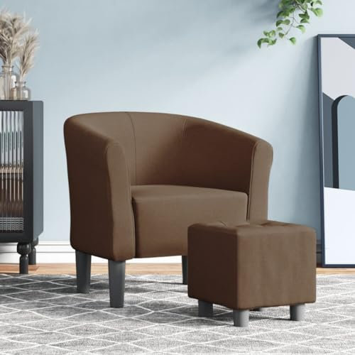 LAPOOH Clubsessel Braun Kunstleder, Relaxsessel, Fernsehsessel, Kinosessel, Gaming Couch - 356487