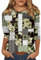 Oberteile Damen Sommer Olymp Hemd Damen Bluse Elegant Dreiviertelarm Shirt Mit Brusttasche Casual Aesthetic Shirt Trachtenbluse Elegante Oberteile Sommer Oberteile Damen Locker (Dark Green, Xl)