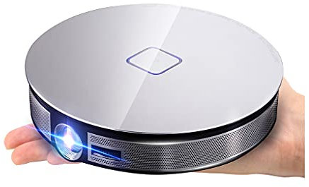 FPVAWKBL QUYNAGER Portable DLP MINI Projector 12000mAh Battery 1280x720P Android -compatible Support 1080P 4K