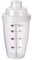 F Fityle Bouteille Shaker à Protéines avec Échelle 200ml, Bouteille de Mélange Multifonctionnelle Facile à Nettoyer, Shaker Sportif en PP pour Boisson, Pré-entraînement, Voyage, Sport, Blanc