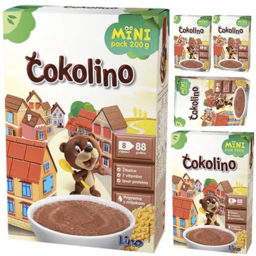 Lino Cokolino Babybrei Muesli Cornflakes Cerealien 200 gramm schachtel x 5 Schachtel