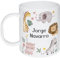 Kembilove Taza personalizada - Taza plastico infantil - Regalos infantiles para el cole - Tazas originales para regalar a niños - Taza plastico personalizada con nombre - Animalitos
