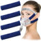 XBFOCNH 4 CPAP-Maske Gurtabdeckungen, CPAP-Gurt Komfortpolster, CPAP-Gesichtspolster, Schlafapnoe-Maskenkissen, komfortables CPAP-Zubehör, CPAP-Maskeneinlagen, CPAP-Softbandagen