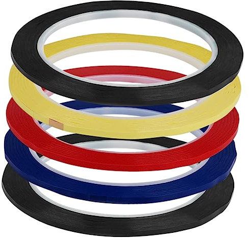 UPKOCH 5rollen Geigenklebeband Farbig Griffbrettklebeband Fingerpositionsmarkierungen Für Geigenanfänger Geigenzubehör Zum Üben