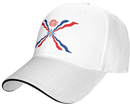 Baseball Cap Assyrian Flag Golf Caps Verstellbare Baseballmütze Lässig Baseballkappe Für Running Outdoor Außenbereich
