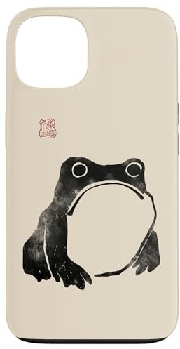 Matsumoto Hoji Frog, Japanese Woodblock Case for iPhone 13