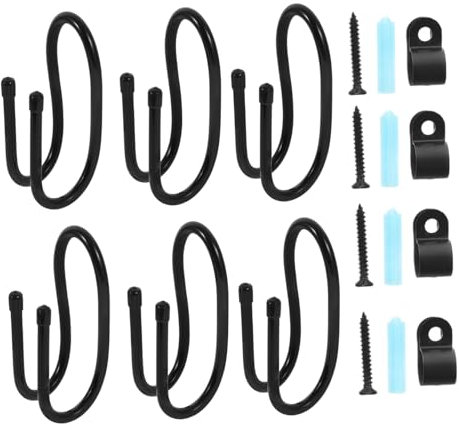 Happyyami 6 Stück Zaun Haken Für Poolausrüstung Multifunktionale Verschleißfeste Kunststoff Haken Zur Einfachen Befestigung Ohne Werkzeug Für Schwimmbäder Und Gärten