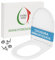 HYDRO HOME - Tavoletta WC Copriwater Forma D SLIM Compatibile con Vari Modelli in Descrizione, Coperchio Water Sedile WC a FIssaggio all'Alto, Chiusura Ammortizzata e Sgancio Rapido, Coperchio WC