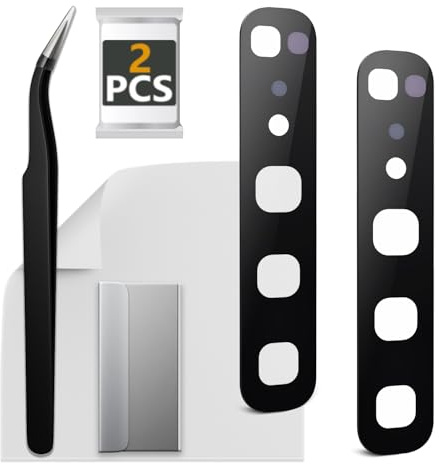ExtKry 2 Pack Kamera Glas für Samsung Galaxy S10 5G G977 | Kamera Glas Original Qualität Camera Glass Kameraschutz Kamera Linse Ersatz Rückseite HD mit Reparatur Set.