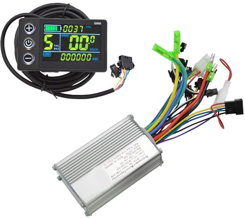 Hrtyvhin 24 V -48V Elektrische Roller Bürstenlose Controller LCD Display Panel Daumen Drosseln Elektrische Fahrradbike Bürstenlose Controller
