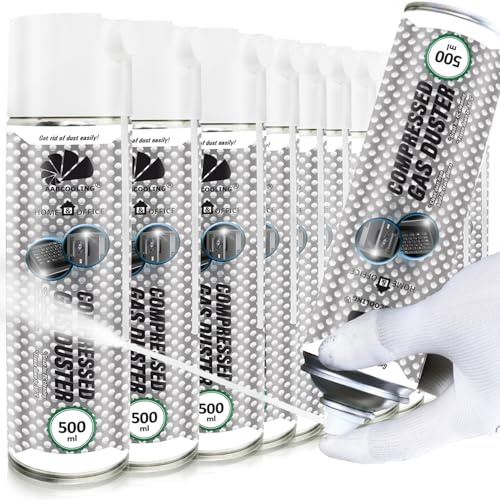 AABCOOLING Home und Office Kältespray Reiniger 12x 500 ml, Kaltreiniger, Spray zur Kühlung von Bauteilen für schnelle Ortung von thermischen Fehlern, bis -50°C, Kühlspray, Motorpflege, Reinigung