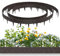 NAIZY Rasenkante Kunstoff 10 m Beeteinfassung Steinimitatziegel, Beeteinfassung mit Stifte Mähkante biegbarer schneibar Natürlich Gartenpalisade 100x20cm/Stück Beetzaun, Braun