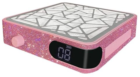 Fegtrtyoa Nail Dust Collector Nail Vacuum Nail Dust Collector Vacuum Dust Collector Nail Tech Pink