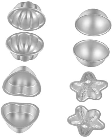 DIYEAH 4satz Badebombenset Mit Verschiedenen Formen Aus Aluminiumlegierung Badesalzbombenform Diy-backwerkzeug Cupcake-form Backform Bastelprojekte