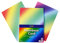 Bright Ideas Lebendige Regenbogen-Karte, 30 Blatt, A4, ca. 29,7 cm x 21 cm, 200 g/m², Schreibwaren und Karton, für Kunst und Handwerk, ideal für Schulen, Basteln zu Hause und Kinder-Scrapbooking