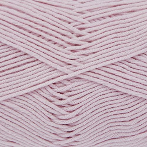 King Cole 30516 Bamboo Cotton Pink Yarn - 230M, 100g Double Knit