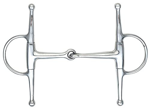 Shires Olivenkopfgebiss Full Cheek, S/STEEL