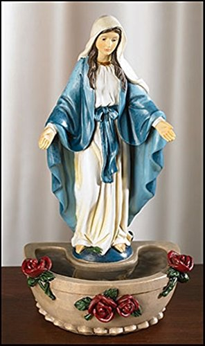 Fuente de agua bendita Nuestra Señora de Gracia 15,2 cm por CB