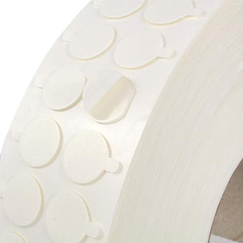 KLEBESHOP24 ACRYLAT KLEBEPUNKTE DOPPELSEITIG | EXTRA STARK + ABLÖSBAR | Dicke, Durchmesser & Menge wählbar/Ø 17 mm, 1 mm Dicke, 3000 Stück