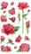 AVERY Zweckform 54337 Deko Sticker Rosen 54 Aufkleber