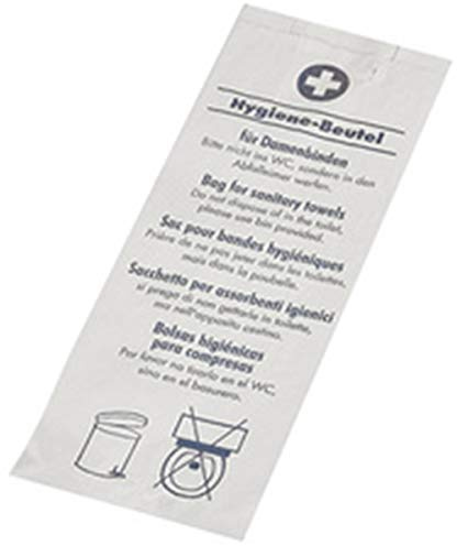 PAPSTAR Hygienebeutel mit Druck/12376 11+5,5x28cm Inh.200