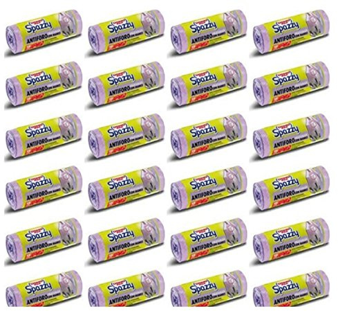 Domopak Lot de 360 sacs poubelle parfumés Lavande avec poignées