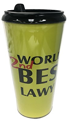 World's 2nd Best Lawyer Travel Coffee Mug