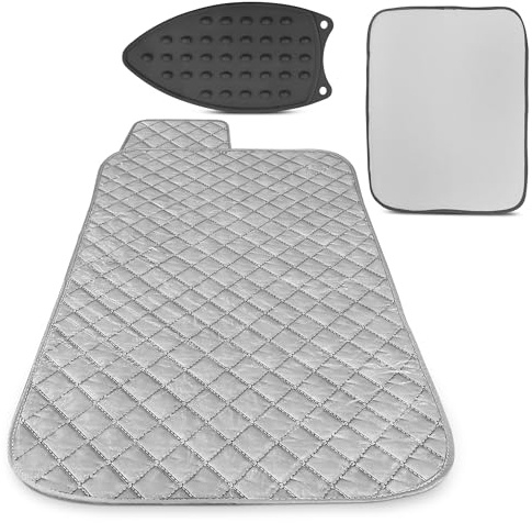 3-Piece Ironing Mat for Table Top, Washer and Dryer, 39.8 x 18.3 in