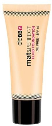 Debby mat&perfect Fluid Make-up, ölfrei, LSF 15, 30 ml