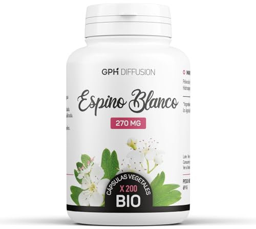 Espino Orgánico - 270mg - 200 cápsulas vegetales