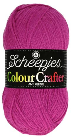 Scheepjes Colour Crafter 100g Yarn Ball | Acrylic DK Double Knit Wool | Soft & Anti-Pilling for Knitting, Crochet, Blankets & Amigurumi (1827 Drachten)