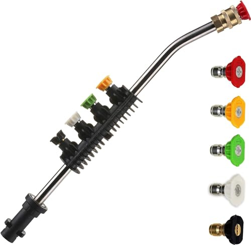M MINGLE Pressure Washer Wand Extension with Adapter, Replacement Lance