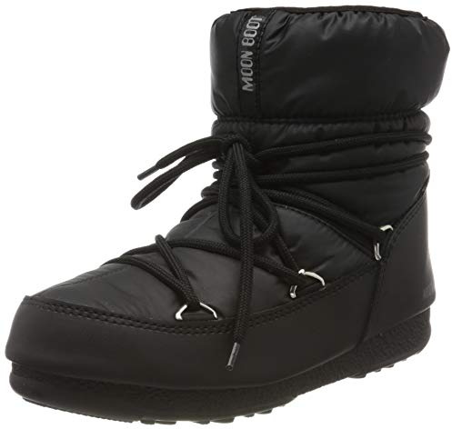Moon-boot Low Nylon WP Stivali da Neve, Unisex - Adulto, Nero (Nero 001), 36 EU (3.5 UK)