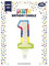 Clairefontaine 6828-1C - A Birthday Candle - Number 1 - Decoration For Cakes, Topper For Cakes, Birthdays Children And Adults