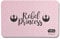 Star Wars Rebel Princess Pink Dog Placemat, 19 x 12 | Non-Slip, Leak-Proof & Easy to Clean Silicone Dog Food Mat for Dogs