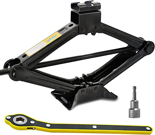 AXOTEN Cric a forbice 2.5T Cric Auto 2.5T for Car/SUV/MPV/Family Car Pickup Truck