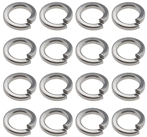The Lord of the Tools 60 Stück M6 Federscheiben Edelstahl Unterlegscheiben Spaltring Sicherungsscheibe Dichtungsring für für 6mm Bolzen/Schraube Allzwecktechnik