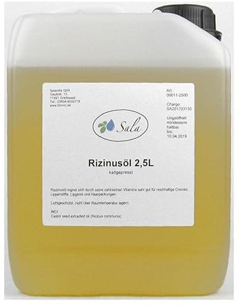 Sala Rizinusöl kaltgepresst Ph. Eur. (2,5 L Kanister)