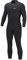 Hevto Neoprenanzug für Herren, 3/2 mm, mit Reißverschluss am Rücken, hält warm, für Surfen, Schwimmen, SUP, Schnorcheln, M2B-schwarz, TG