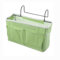 HNJKJEU Bett Organizer Bett Tasche mit Darhthaken Hängetasche Hochbett Aufbewahrungstasche für Buch, Magazin, Handy, Kopfhörer Bett Aufbewahrung (Grün)