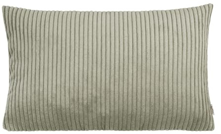 beties HYggelig No.2 Samt Block Cord Kissenhülle ca. 30x50 cm Kissenbezug in Raumausstatter Qualität aus deutschem Unternehmen (Taupe-grau)