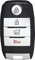 StandardAutoPart 4 Tasten Proximity Remote Smart Key Kompatibel mit KIA Sorento 2015 2016 2017 2018 2019 2020 TQ8-FOB-4F06 95440-C6000 (komplette Einheit)
