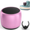 Bluetooth Speaker for Crocs V2 - Upgraded Wireless Mini Speaker to Attach to Clogs - Pink Set