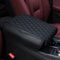 Einesin Universal Auto Armlehnen Auflage, PU-Leder Auto Mittelkonsole Polster Memory Cotton Car Armrest Box Pad mit Organizer-Taschen für die Meisten Autos, Lieferwagen und suvs (Schwarz)