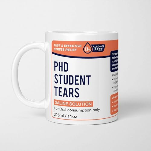 A Bit of Banter Phd Student Tears Mug, Funny Teacher Gift, School Leaver Cup