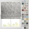Barnes Blinds - Patterned Roman Blinds, Fully Lined, Custom Sizing Available - Durable Fittings Easy Fit (Zara Natural 91.5cm)